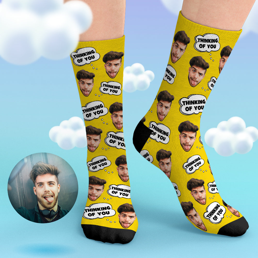 Custom Face and Text Socks