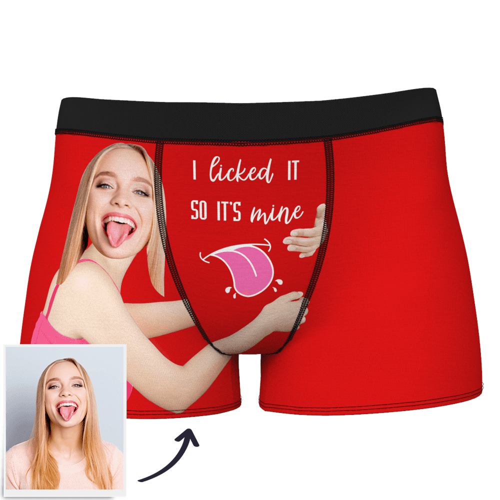 Custom Men's Face Boxer Shorts - Face On Sexy Girl Body