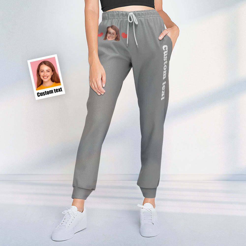 Custom Sweatpants Personalised Customized Unisex Sport Gift