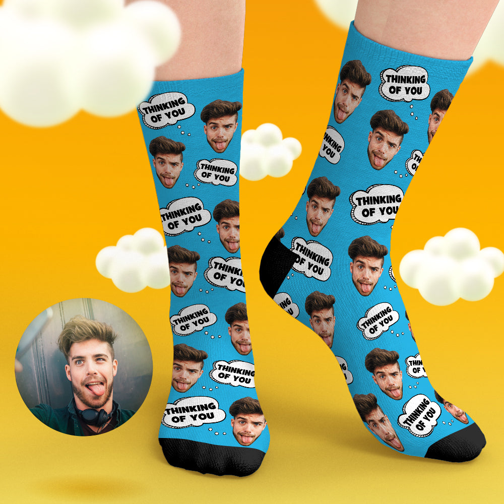 Custom Face and Text Socks