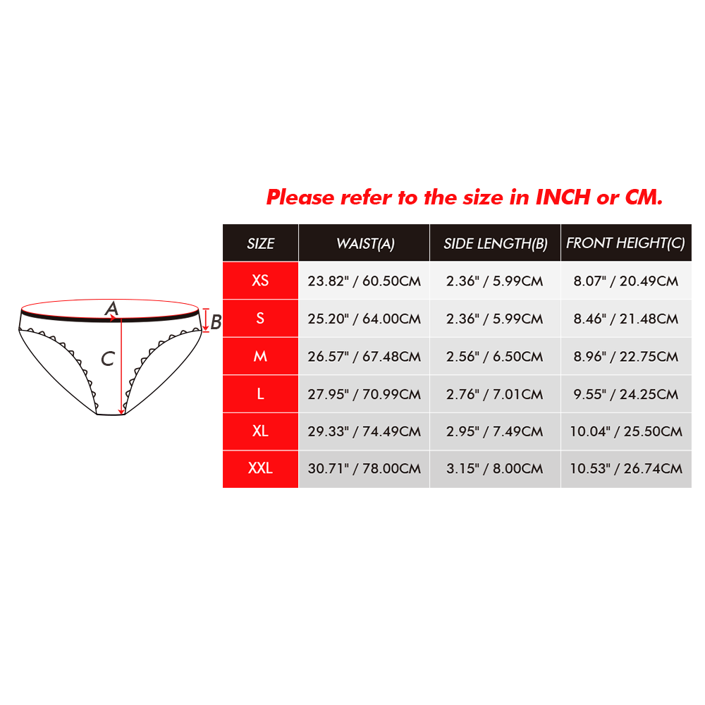 Custom Multi Face Women's Thong Personalised Funny Gifts For Her - MyFaceUnderwearAU