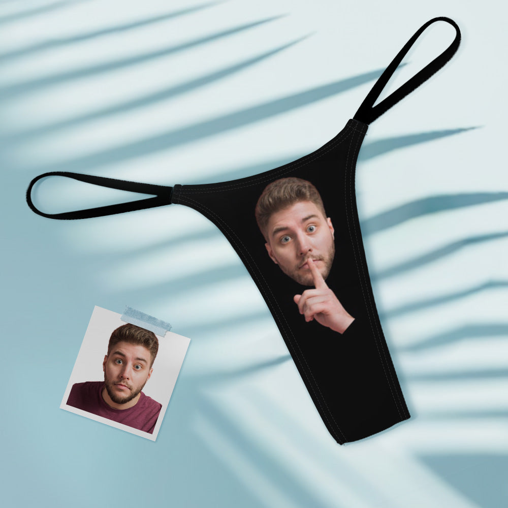 Custom Face Sexy Women's Thong Valentine's Day Gift