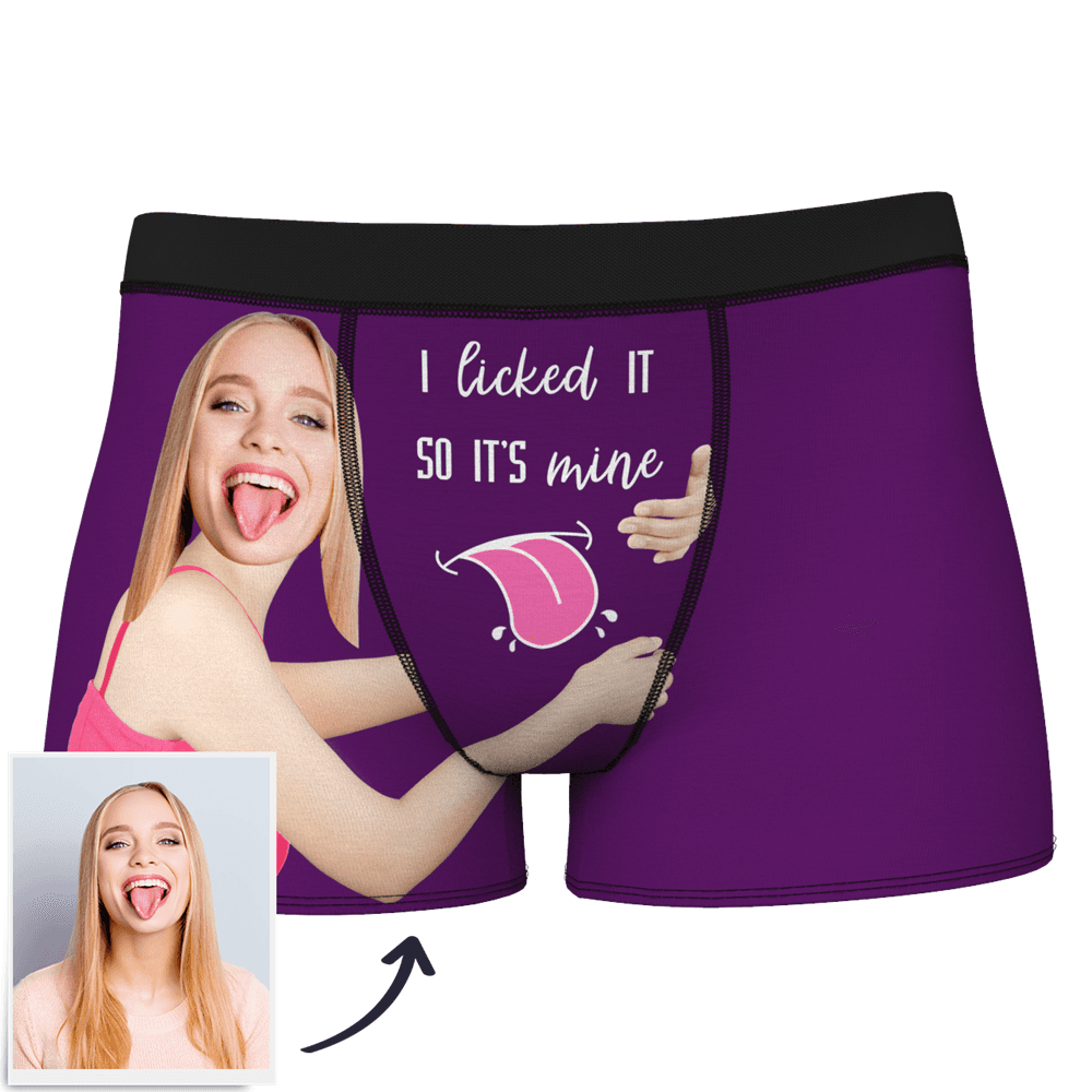 Custom Men's Face Boxer Shorts - Face On Sexy Girl Body