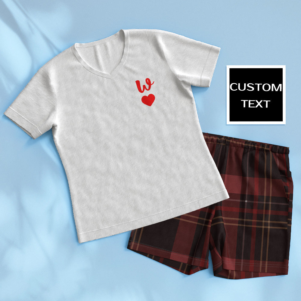 Personalised Mr and Mrs Pyjamas Couple's Pyjamas set Custom Name Pajamas