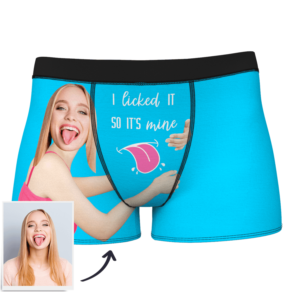 Custom Men's Face Boxer Shorts - Face On Sexy Girl Body