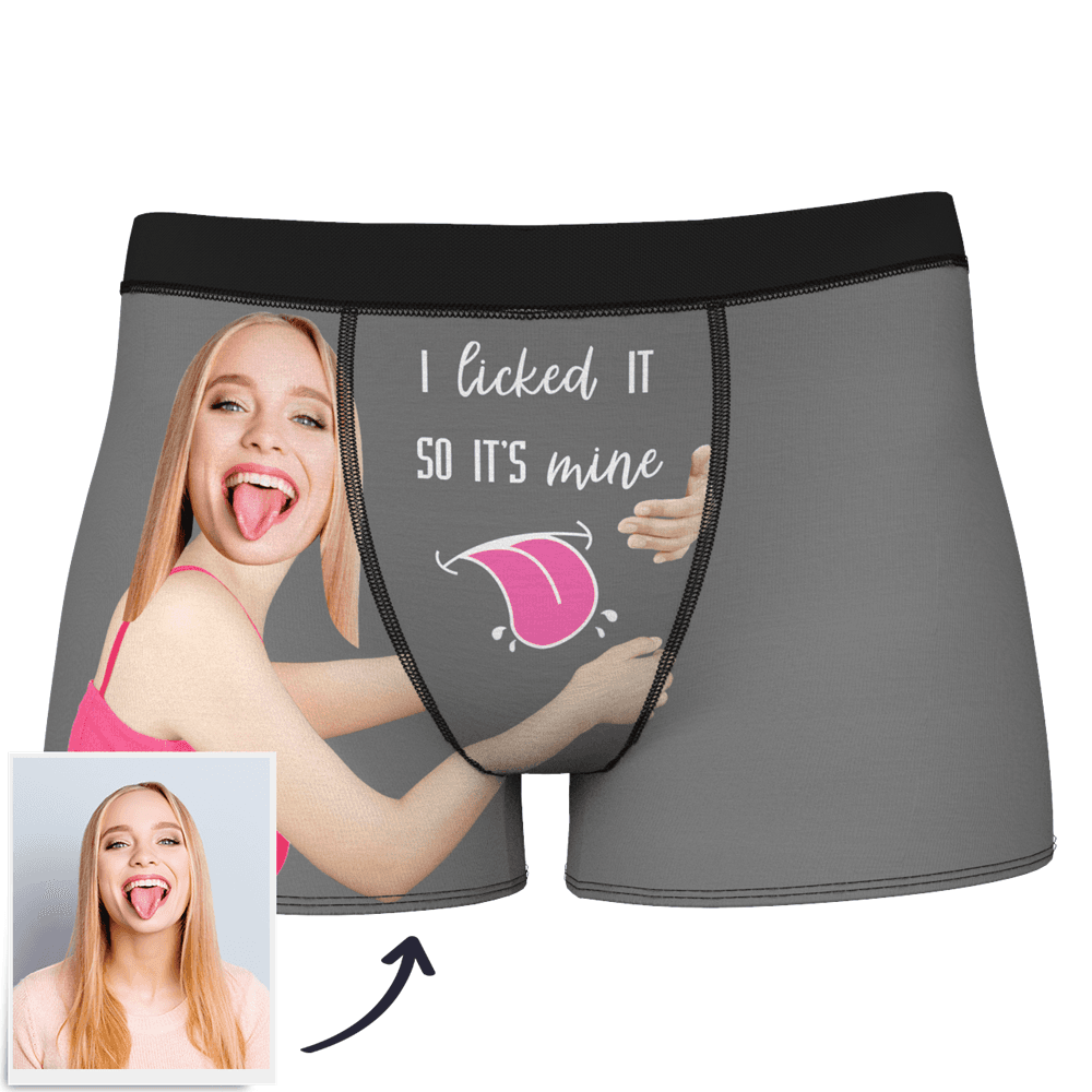 Custom Men's Face Boxer Shorts - Face On Sexy Girl Body