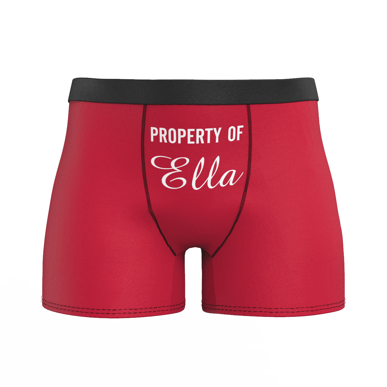 Men's Personalised Name Colorful Boxer Shorts