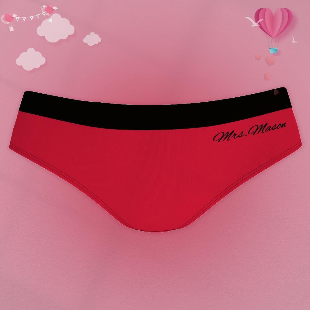 Custom Name Underwear,Personalised "Cum Dumpste" Panty Women's Gifts for Girlfriend