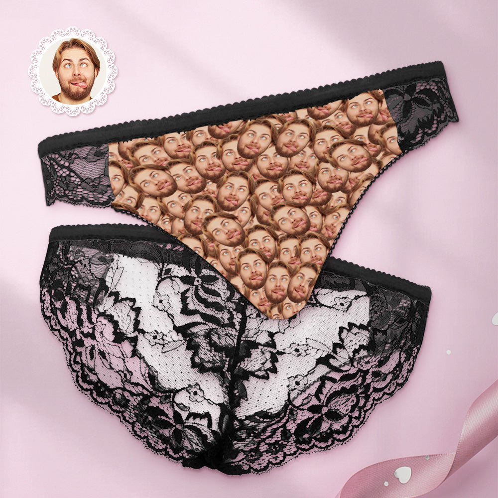 Custom Women Lace Panty Face Mash Sexy Panties - MyFaceUnderwearAU