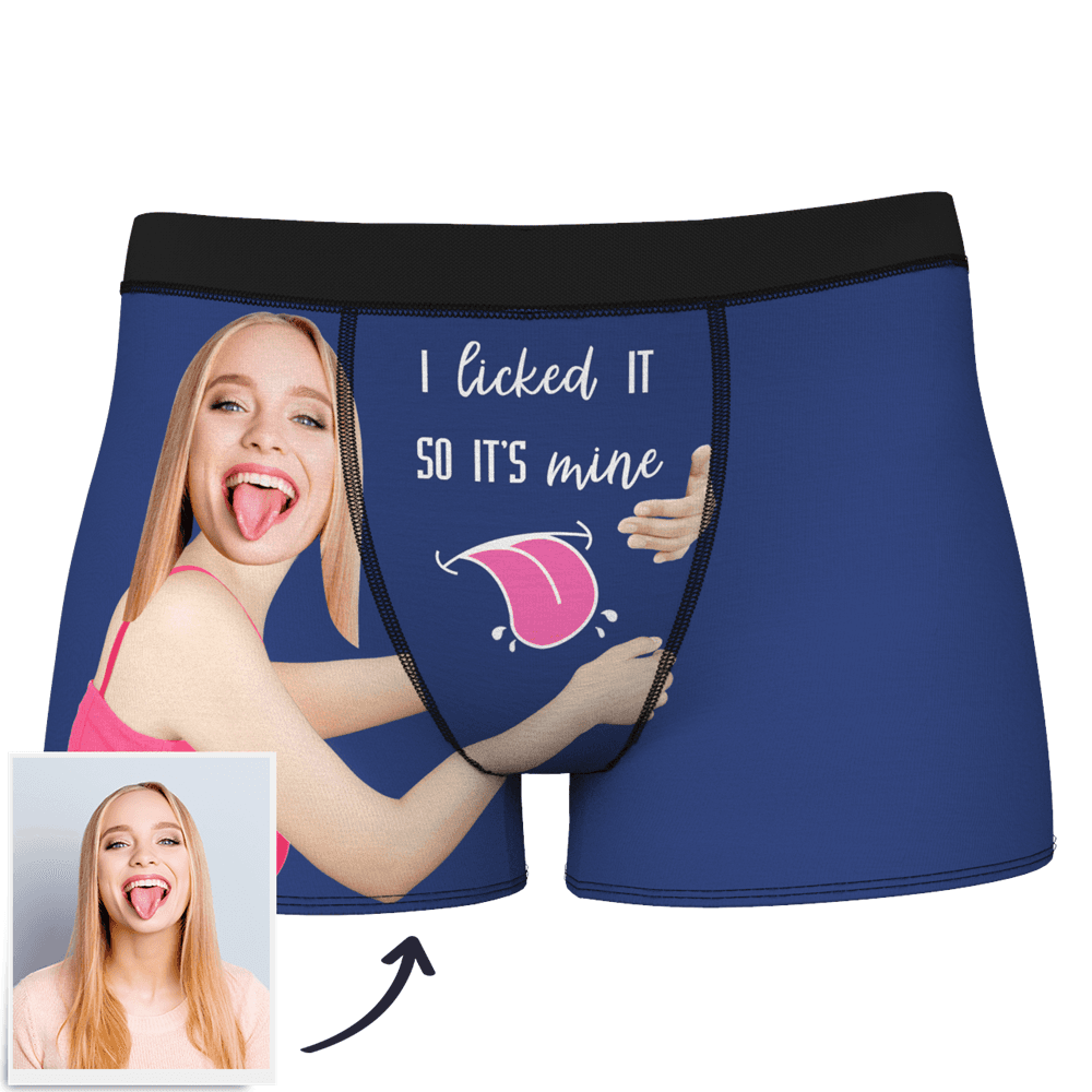 Custom Men's Face Boxer Shorts - Face On Sexy Girl Body