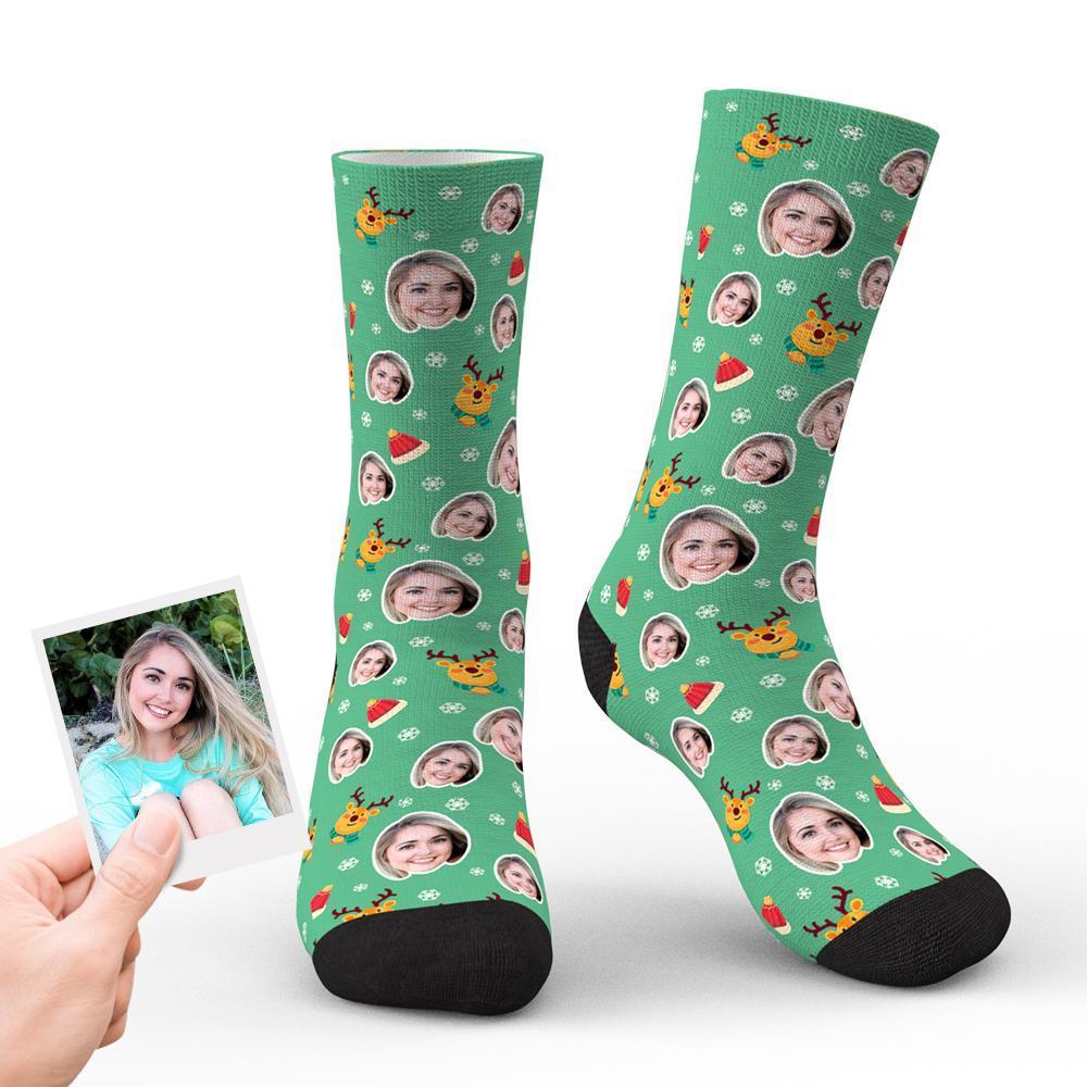 Custom Christmas Socks Personalised Face Socks Unique Christmas Gifts 