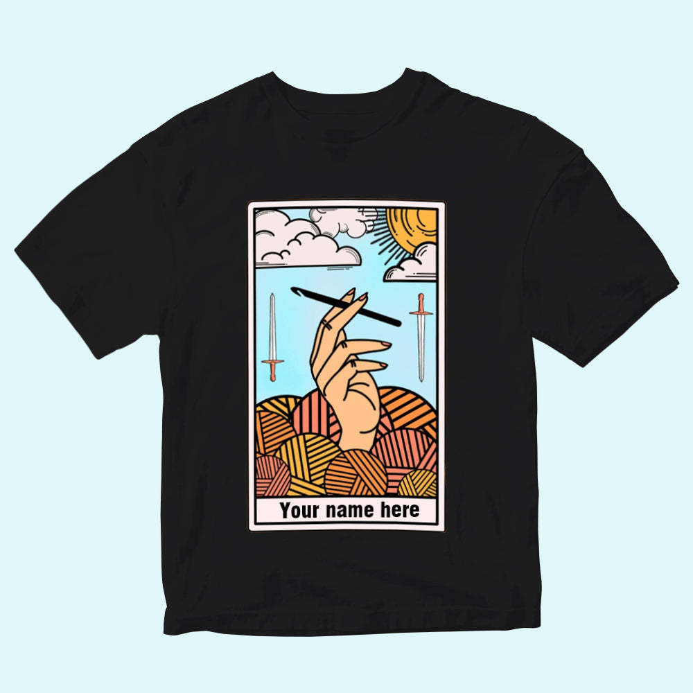 Custom Unisex Tarot Card T-shirt