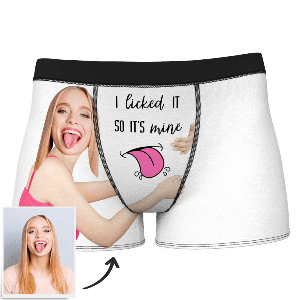 Custom Men's Face Boxer Shorts - Face On Sexy Girl Body