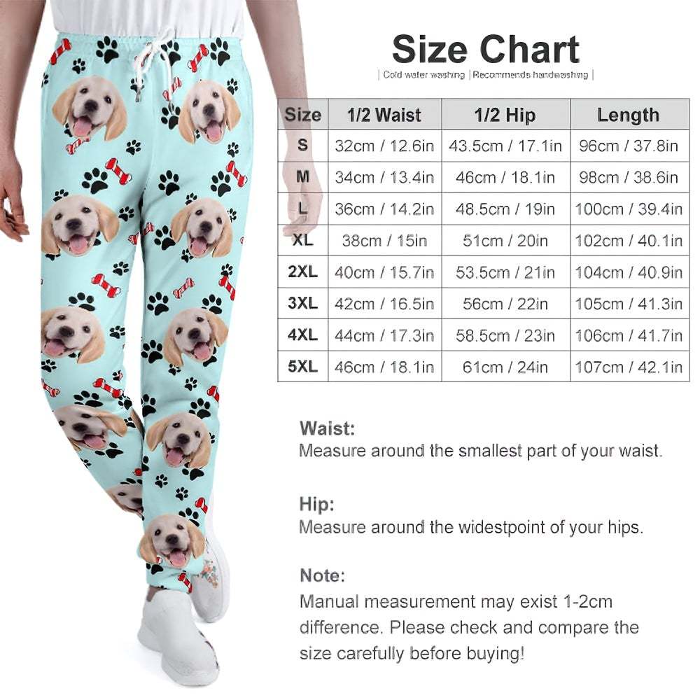 Custom Cat Face Sweatpants Unisex Joggers Universe Style - MyFaceUnderwearAU