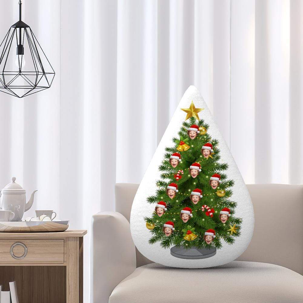 Custom 3D Face Pillow Christmas Tree