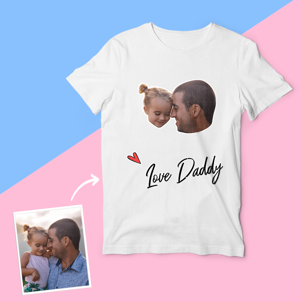 Custom Photo T-shirt - Love Dad