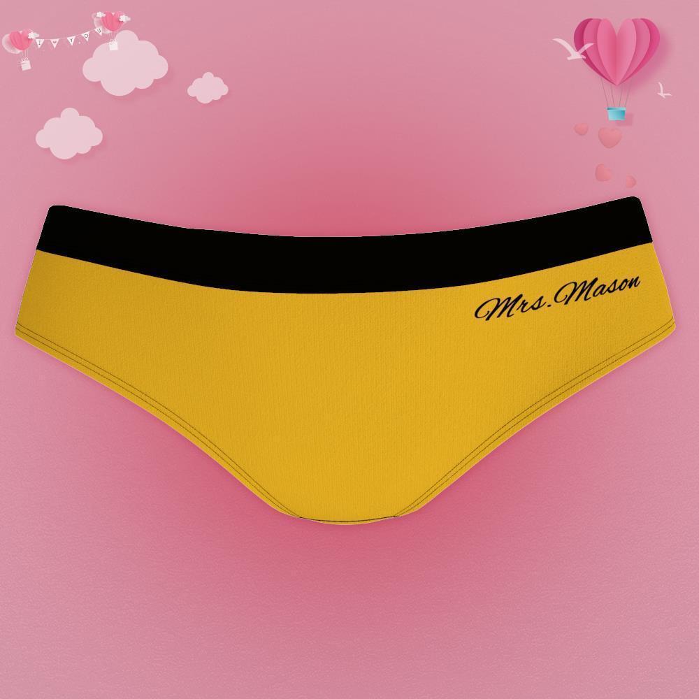 Custom Name Underwear,Personalised "Cum Dumpste" Panty Women's Gifts for Girlfriend
