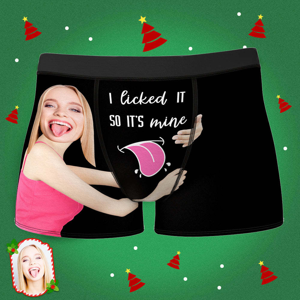 Custom Men's Face Boxer Shorts - Face On Sexy Girl Body