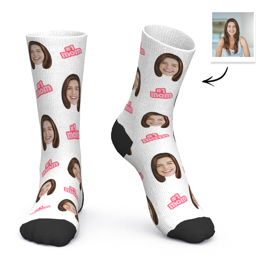 Custom Mom Face Socks - Best Mother's Day Gifts