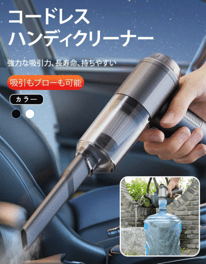3in1コードレスハンディクリーナー