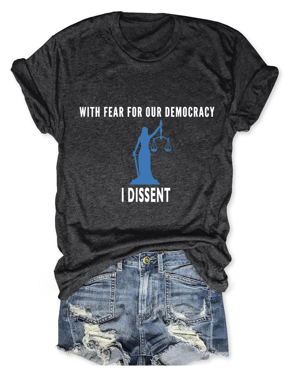 With Fear For Our Democracy Tee