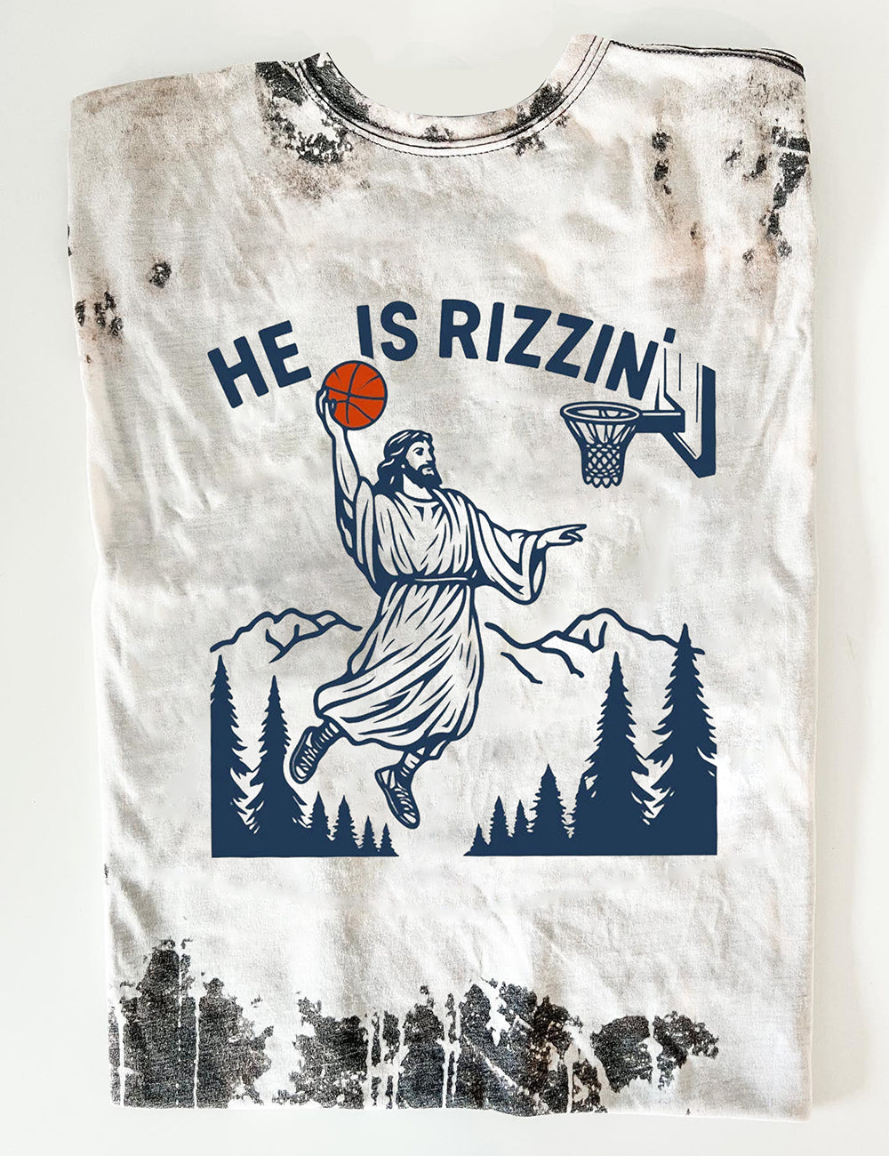 He Is Rizzin' Jesus Tee