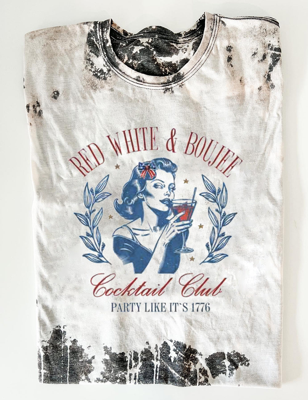 Red White & Boujee Cocktail Club Tee