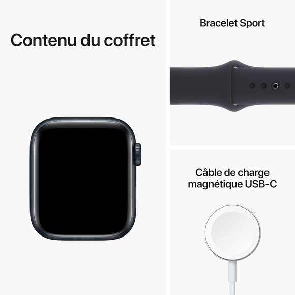 Apple Watch Series SE 2022 (GPS + Cellular, 40mm) Aluminium Noir 2ᵉ génération-HelloMarket