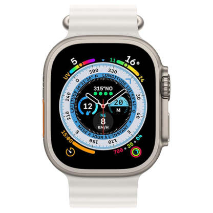 Apple Watch Ultra 2022 (GPS + Cellular, 49mm) Montre connectée Titane Titanium-HelloMarket