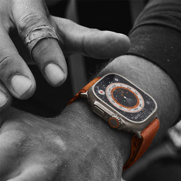 Apple Watch Ultra 2022 (GPS + Cellular, 49mm) Montre connectée Titane Titanium-HelloMarket