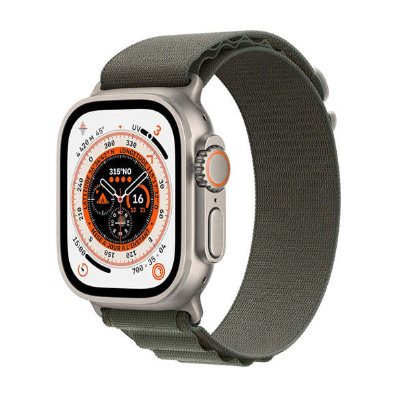 Apple Watch Ultra 2022 (GPS + Cellular, 49mm) Montre connectée Titane Titanium-HelloMarket