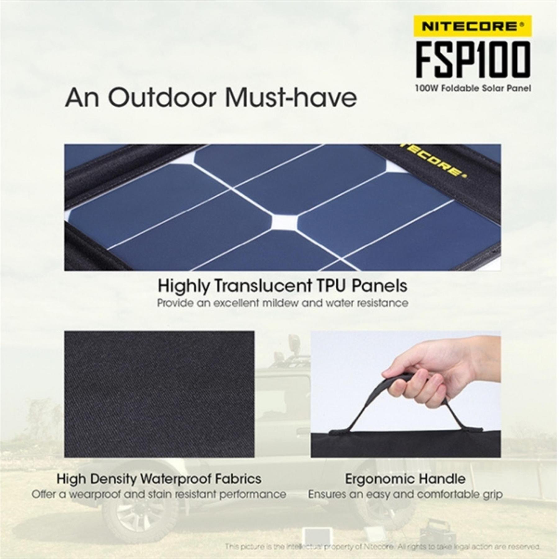 Nitecore FSP100 100 Foldable Solar Panel