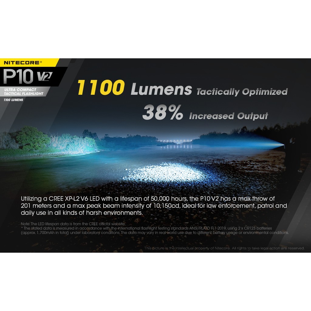 Nitecore P10 V2 Flashlight