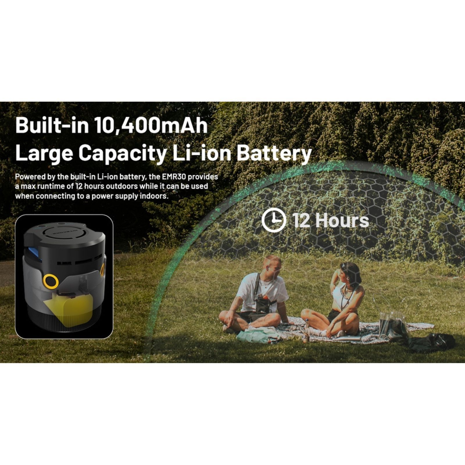 Nitecore EMR30 20ft Rechargable Mosquito Repeller