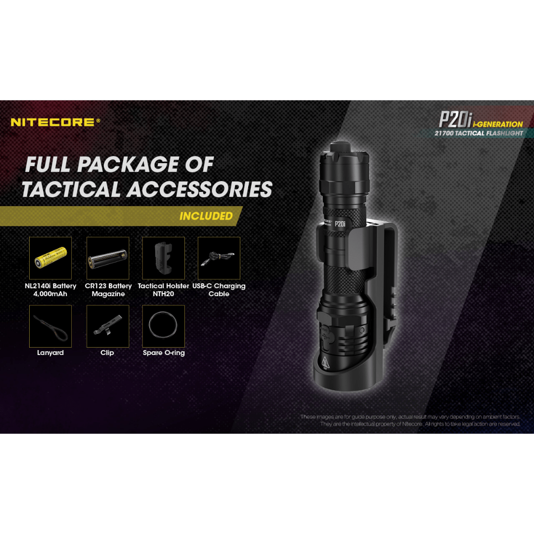 Nitecore P20i UV 1800 Lumens Flashlight