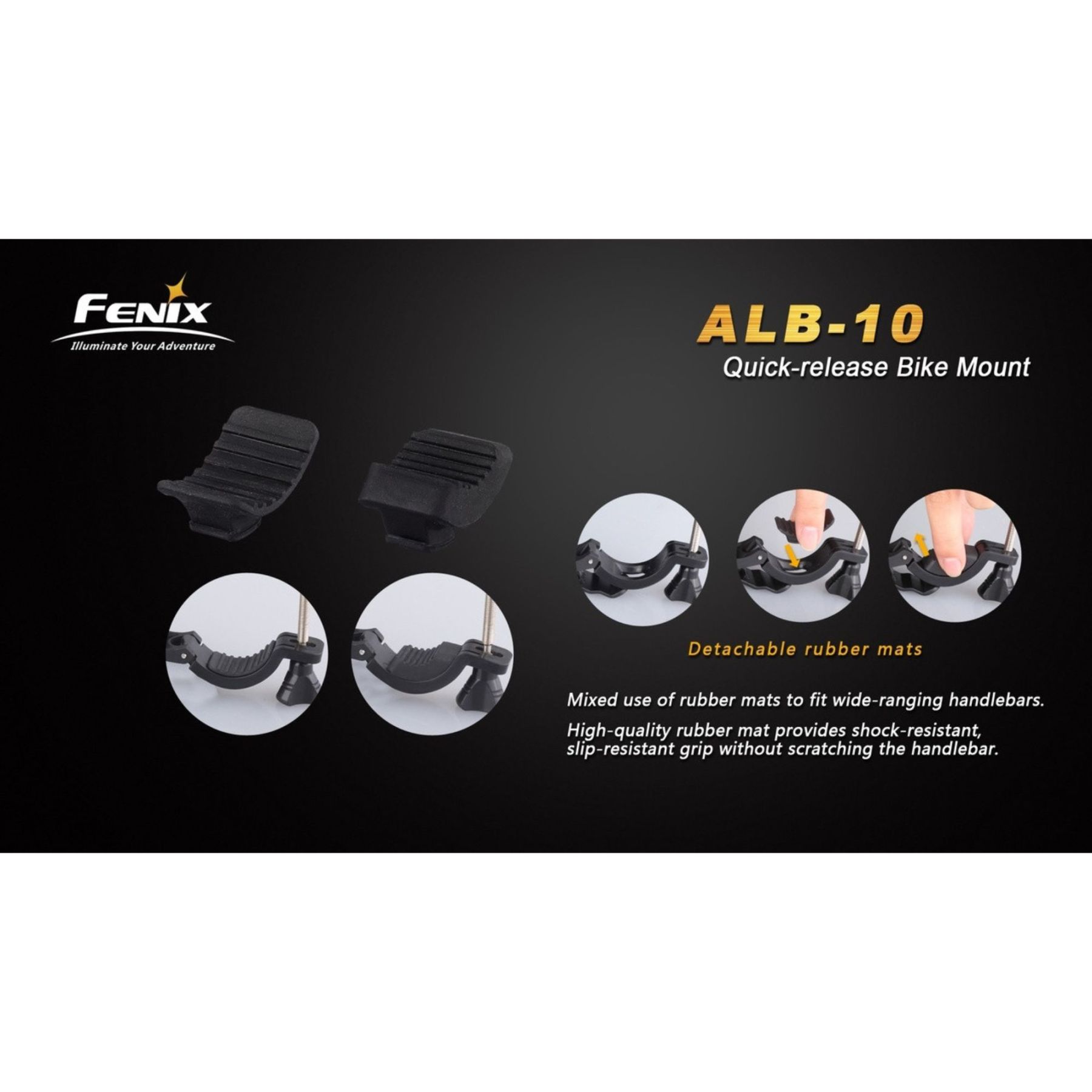 Fenix ALB-10 Quick-Release Bike Mount