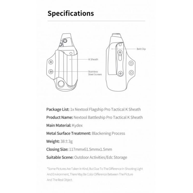Nextool Kydex Sheath for Flagship Pro Multitool NE20141
