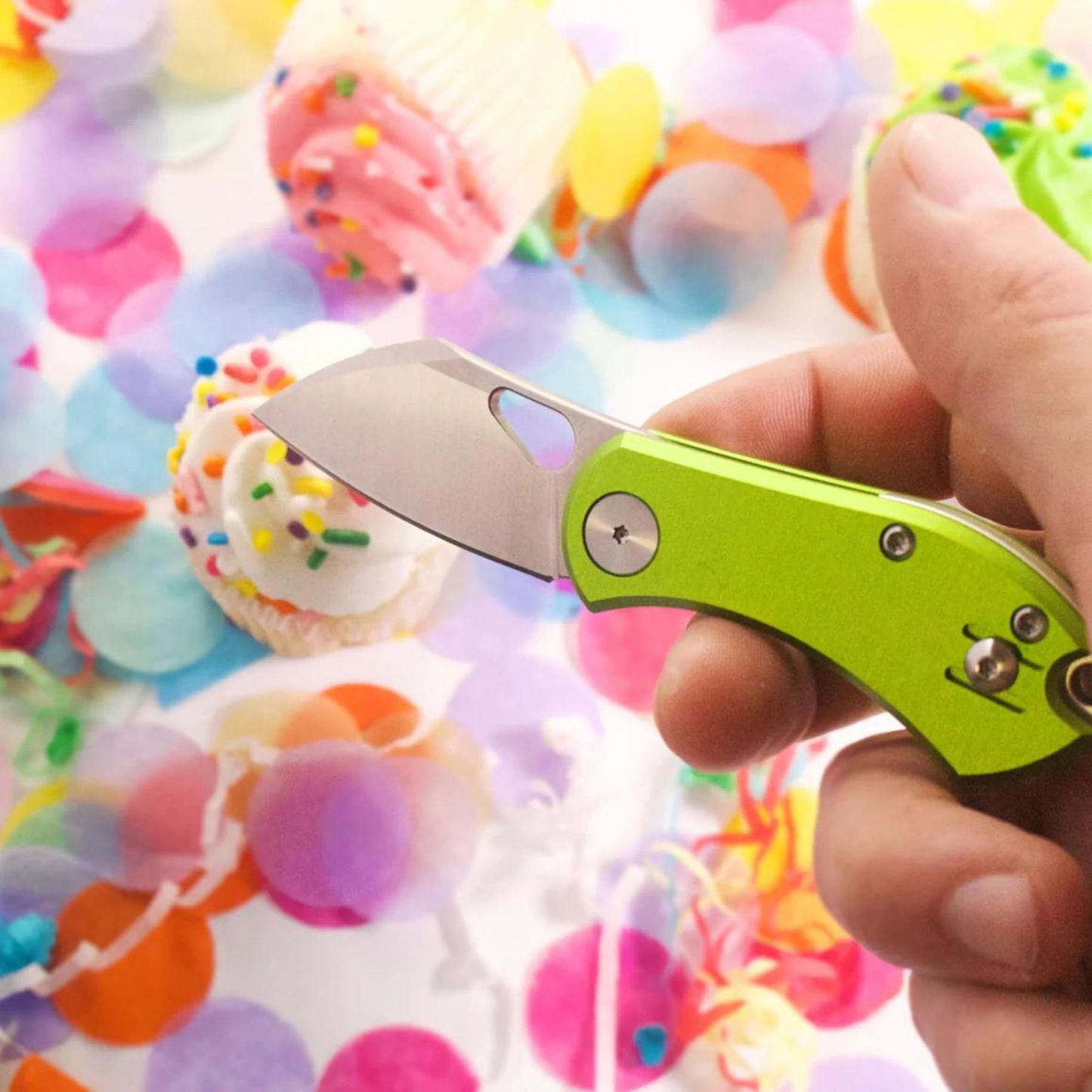 Giantmouse Ace Nibbler Aluminium (Green)