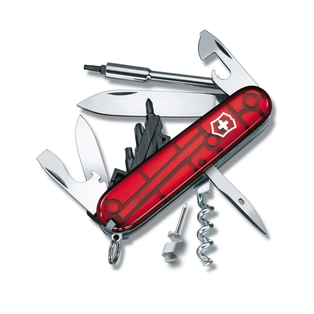 Victorinox Cybertool S (29) Translucent Red 1.7605.T