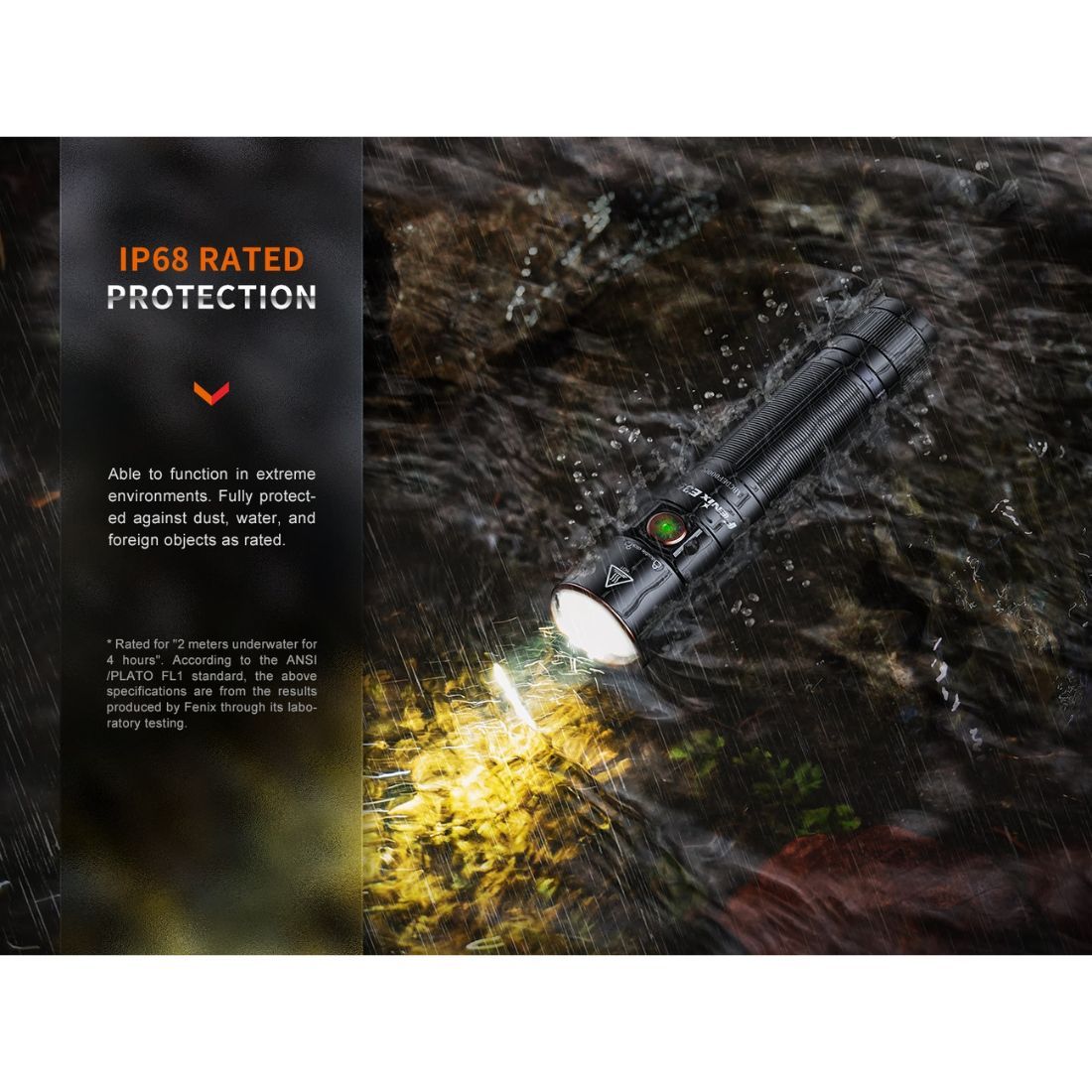 Fenix E35R SST70 Cool White 3100 Lumen Flashlight