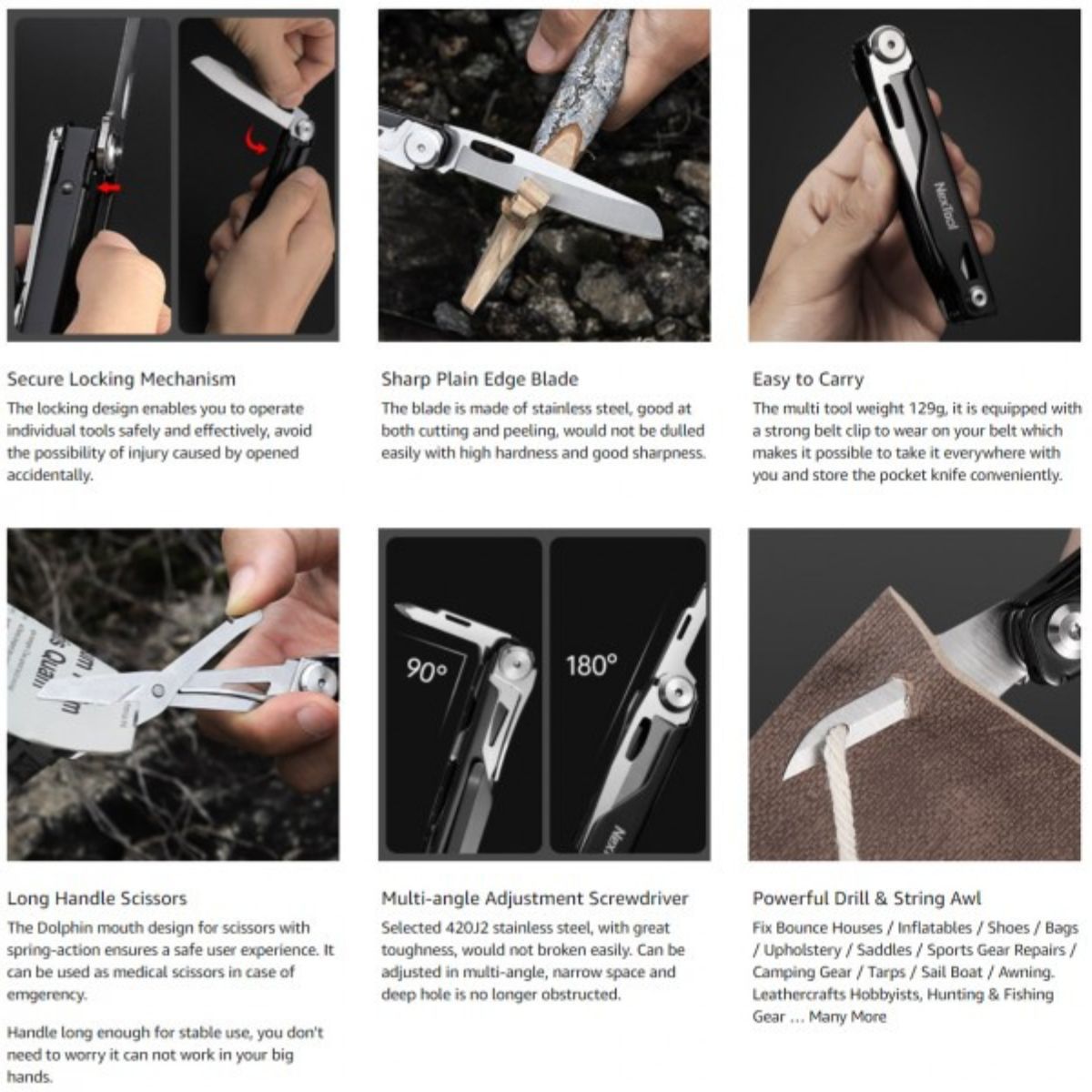 Nextool 12 In 1 Knight Multitool NE20153