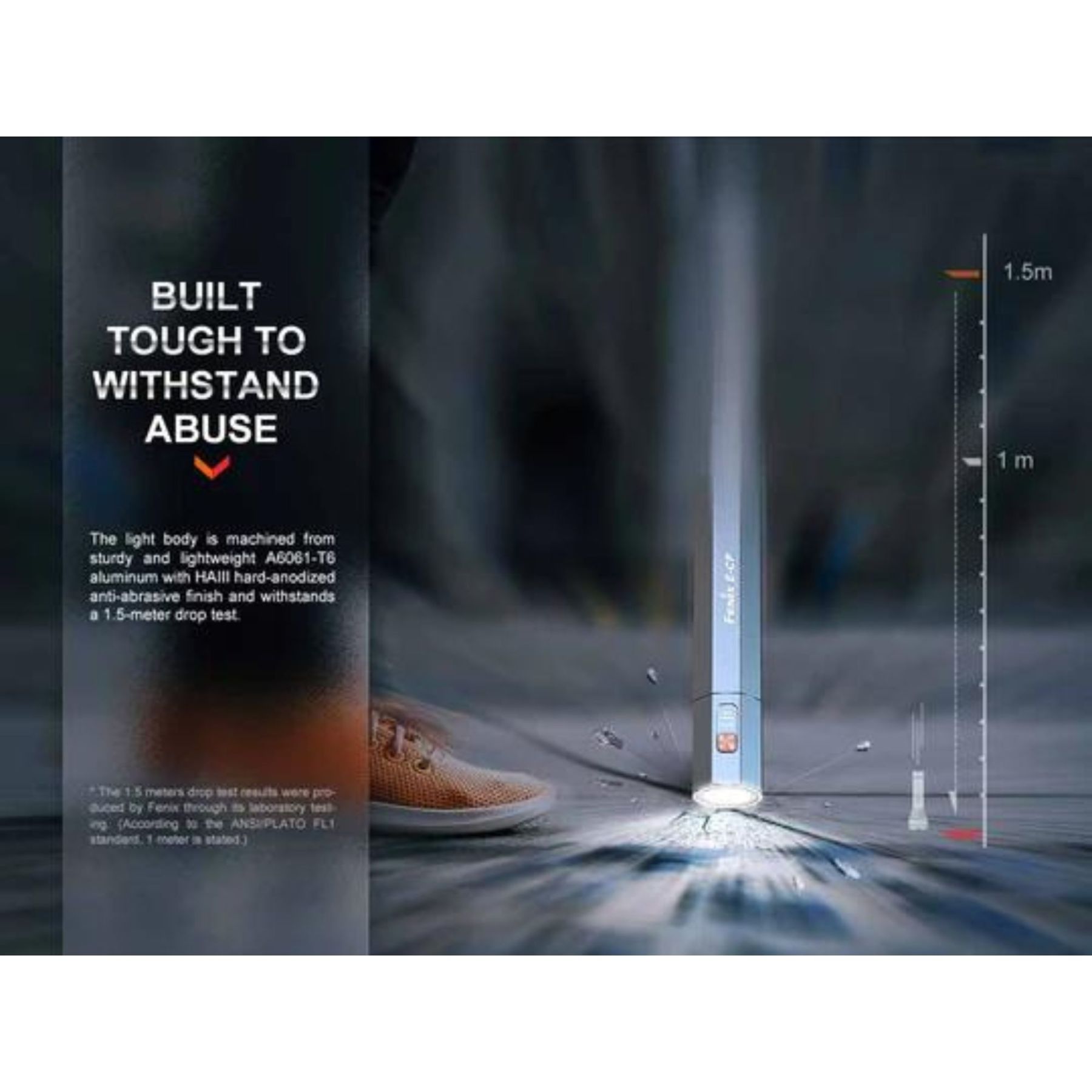 Fenix E-CP 1600 Lumen Rechargable Flashlight With Power Bank