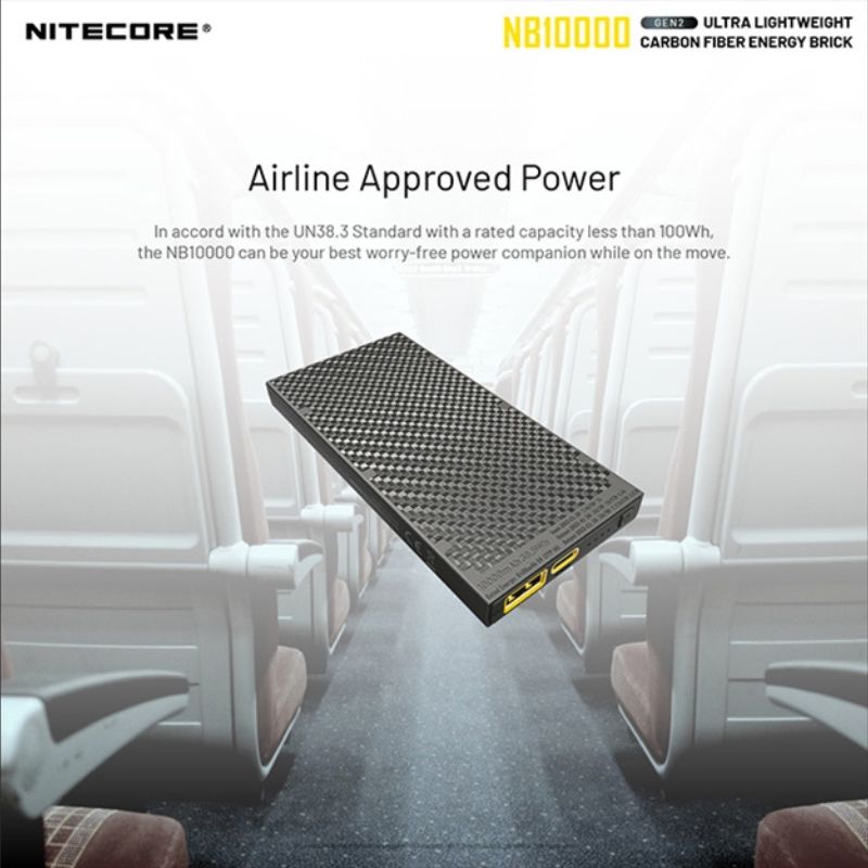 Nitecore NB10000 Gen II Silver USB/USB-C Dual Port Powerbank