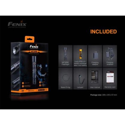Fenix WF30RE 280 Lumen Intrinsically Safe Flashlight