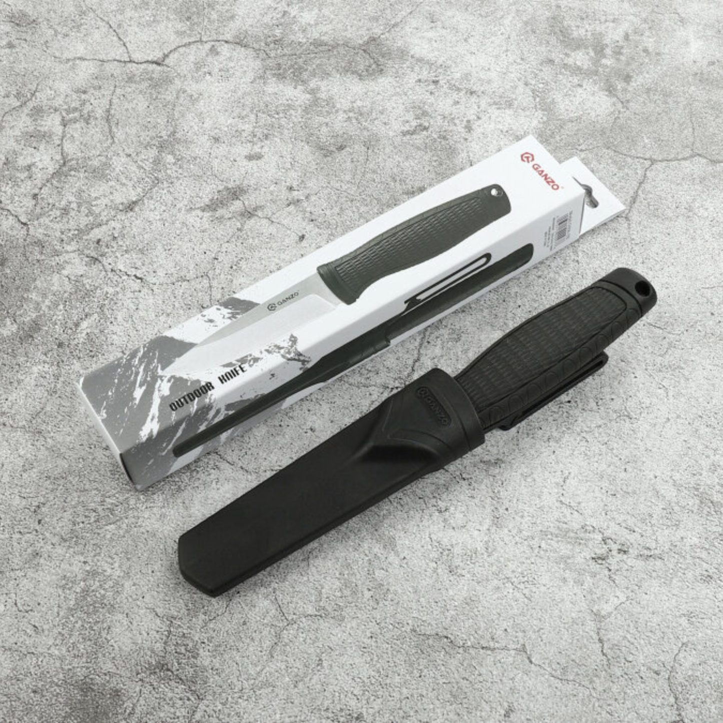 Ganzo G806-BK Fixed Blade Knife with Sheath