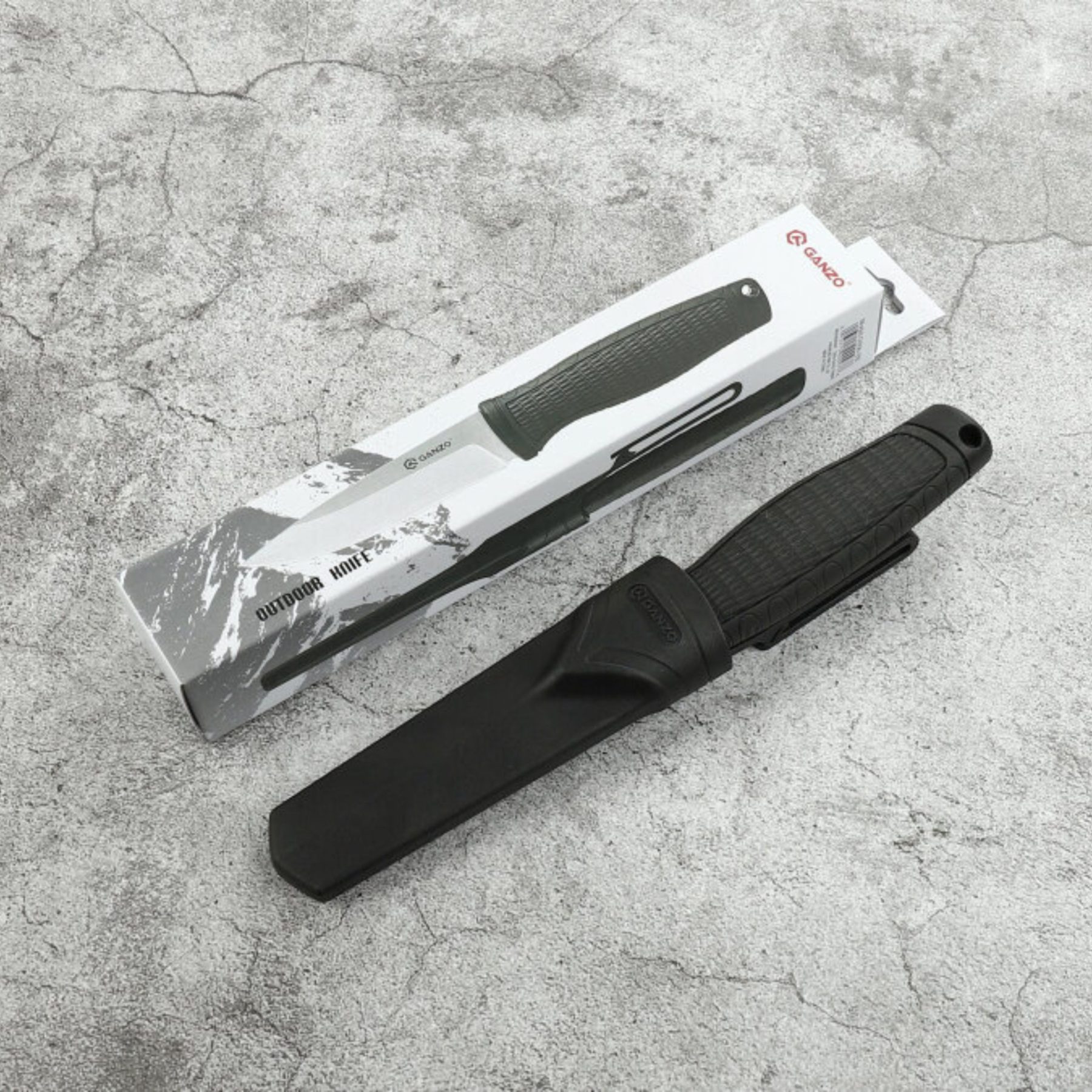 Ganzo G806-BK Fixed Blade Knife with Sheath