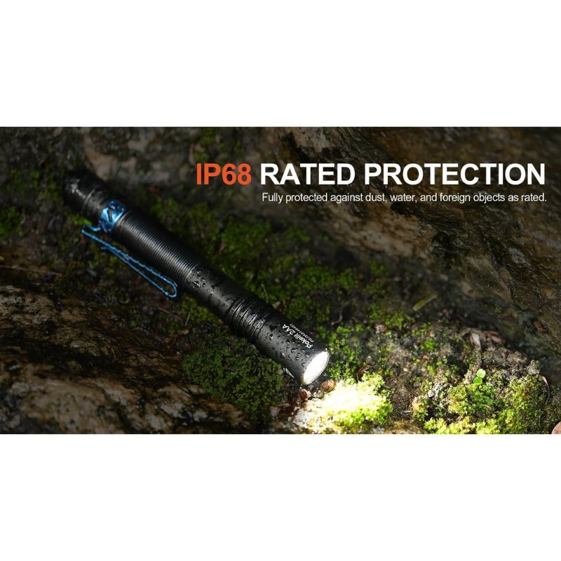 Acebeam Pokelit Black Nichia 519A LED 600 Lumen Flashlight