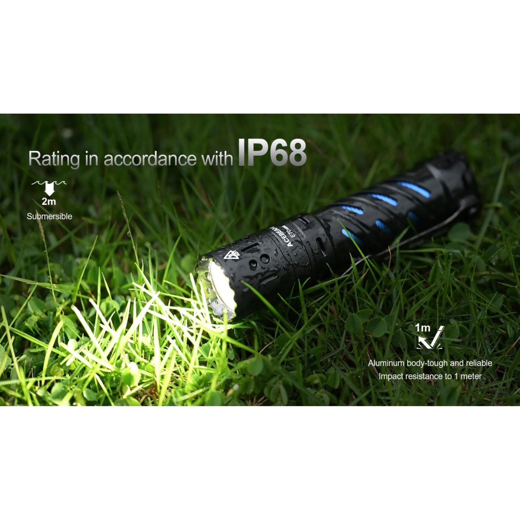 Acebeam E70 Mini 519A 2000L Flashlight