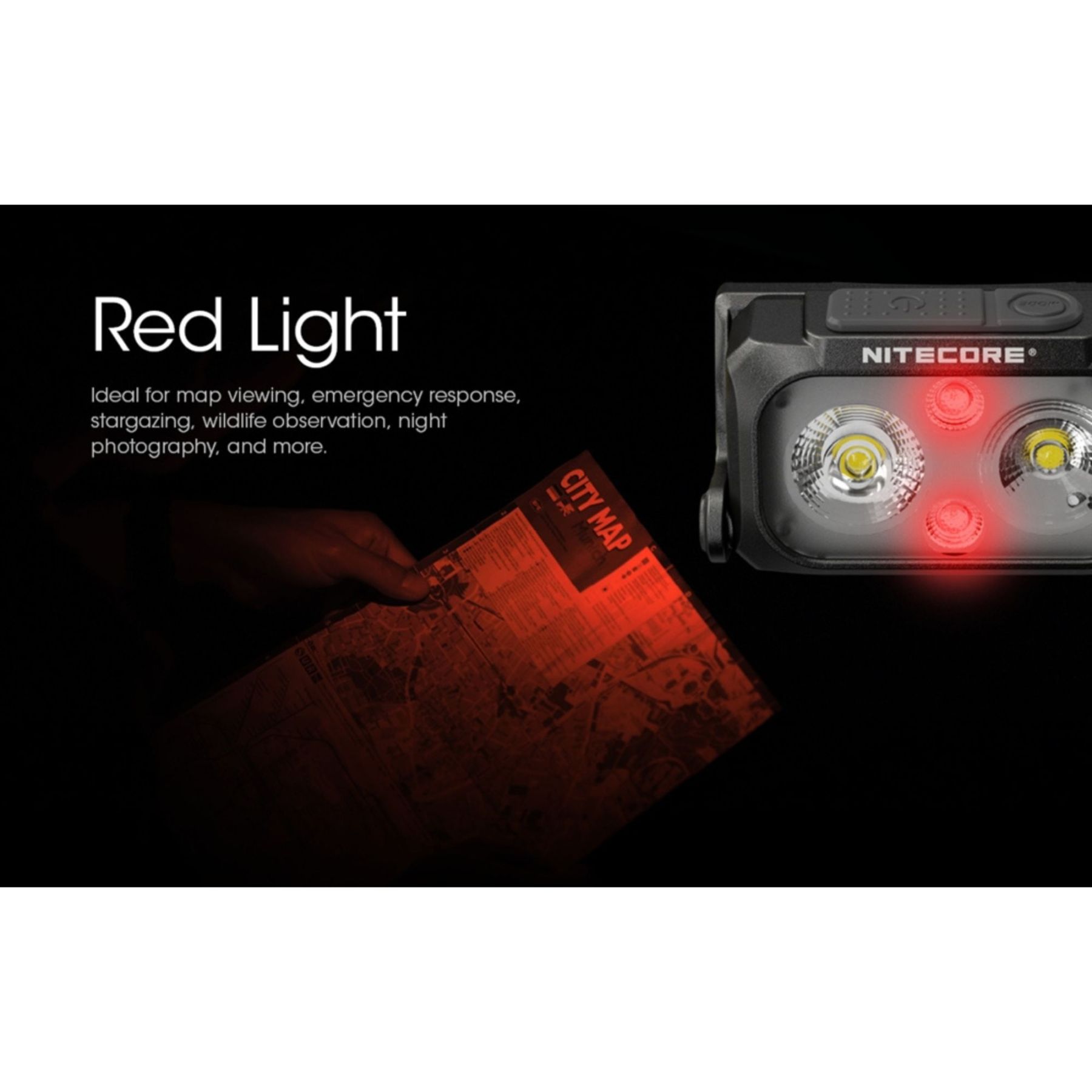 Nitecore NU25 400 Lumen Ultralight Rechargable Headlamp