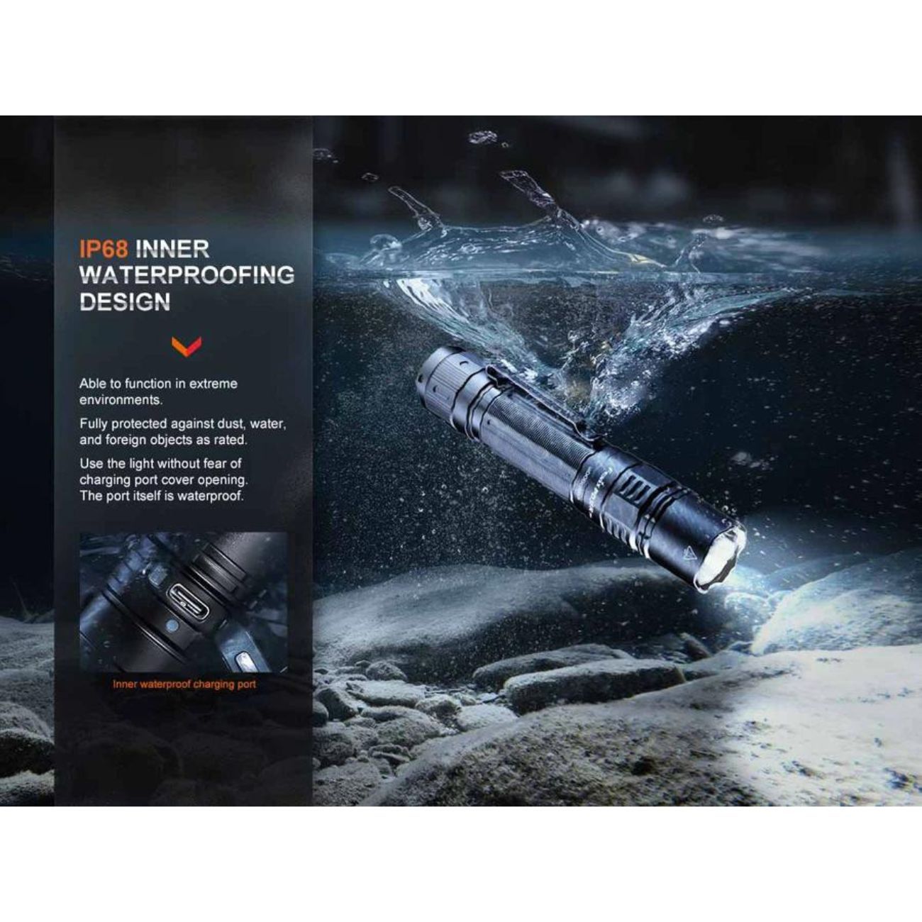 Fenix PD36R Pro Red Camo Luminus SFT-70 2800 Lumen Flashlight